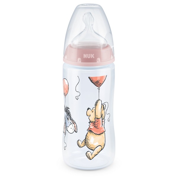 Продукт NUK Disney First Choice РР Temperature control - шише силикон 0-6. 300мл  + box - 0 - BG Hlapeta